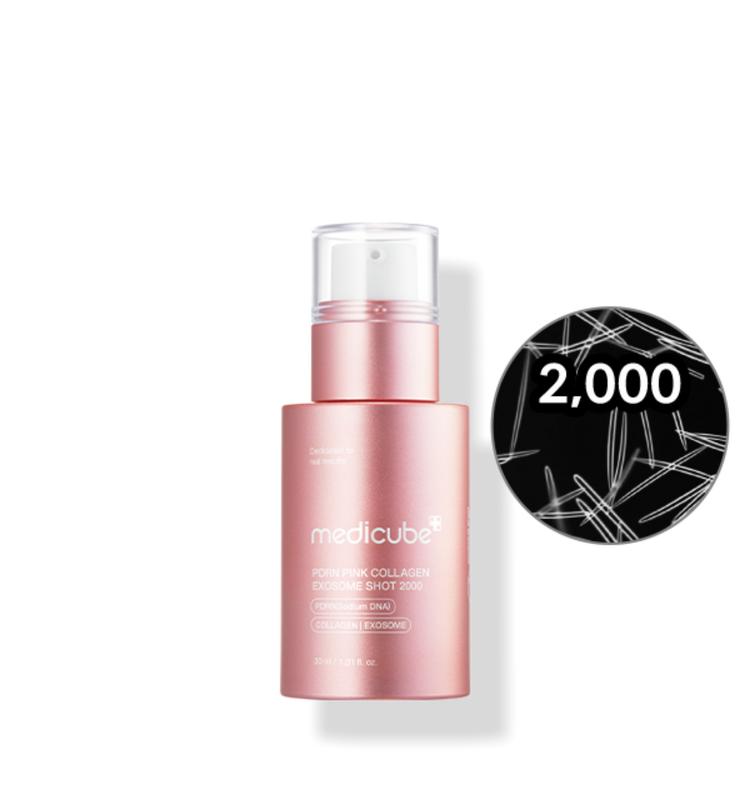 [medicube] PDRN Exosome Shot Serum | Liquid Skin Booster | Exosome, Salmon DNA PDRN, Spicules | Uneven Skin Tone, Pore Care, Dead Skin Cells, Skin Texture