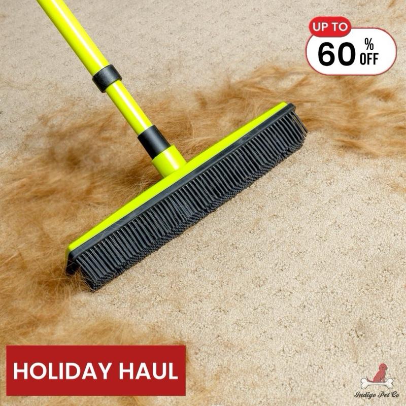 Pet Hair Removal Broom - Extends to 5FT