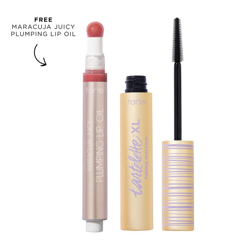 tarte maracuja juicy lip oil and XL tubing duo