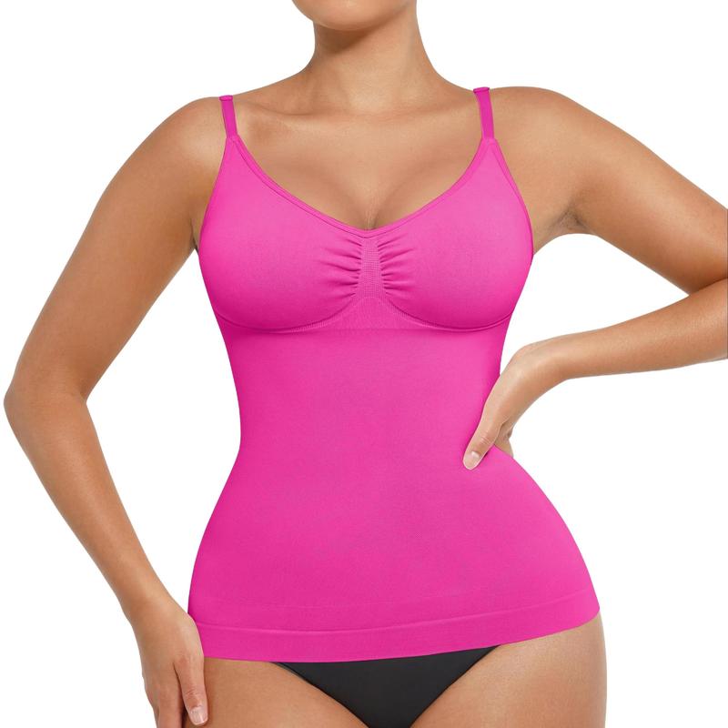 FeelinGirl Camisole Tops Womens Shapewear Tank Top Cami Tanks Seamless  Womenswear Spaghetti Strap Underwea Basic Comfort Abdomen Bodysuit Underwear