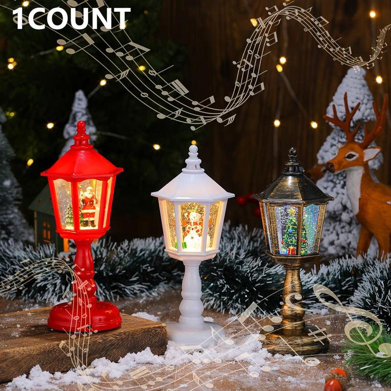 Christmas Themed Light, 1 Count Snowman & Tree & Santa Claus & Windmill Design Lamp, Decorative Light for Home Party Festival, Festive & Party Supplies