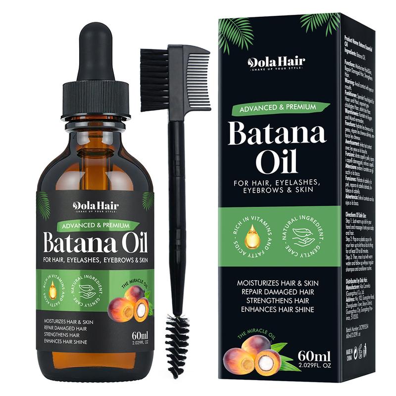 Batana Oil for Hair Growth & Scalp Care – 60ml Organic Moisturizing Batana Hair Oil, Repair Damaged Hair, Lightweight Daily Nourishing Treatment #Summervibes