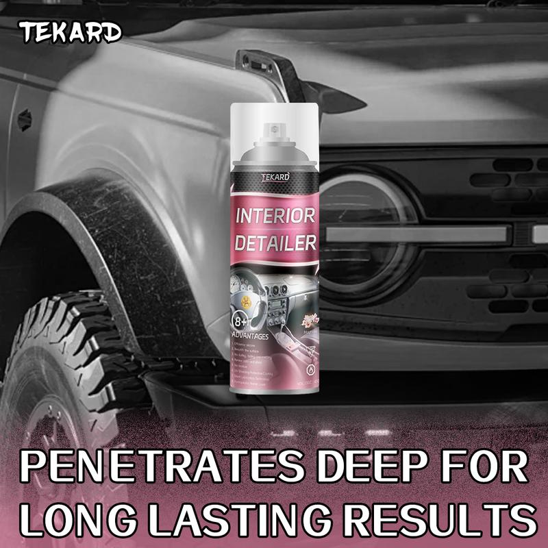 Tekard Interior Detailer Restorer Polishesfor Leather,Plastic ,Rubber,User Friendly TrimRestorer Safe Auto Detailing Supplies-15 Oz KitUV Protection Car fathersdaygift
