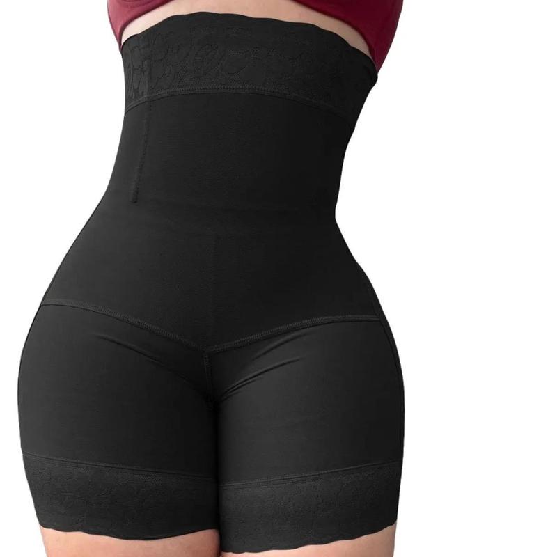 Curvy-faja Summervibes High Waisted Shapewear Shorts for Women Butt Lifter Control Underwear Panty Womenswear Breathable Smooth Zipper