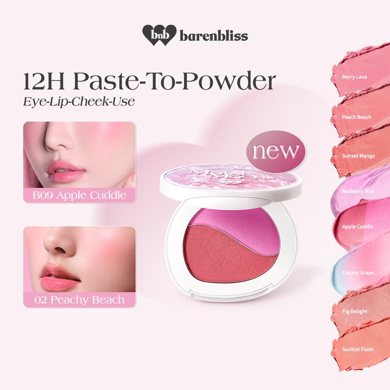 BESTSELLER | barenbliss BNB Moist Mochi Blush | Cream-to-Powdery Finish Blush