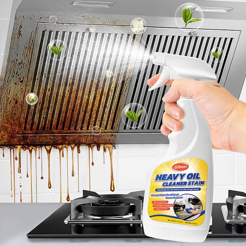 Gihen Multi-Purpose Cleaner - Effective Multi-Purpose Cleaner, Includes Spray Bottle & Towel for Cleaning Kitchen, Oven, Stove, Range Hood, Sink