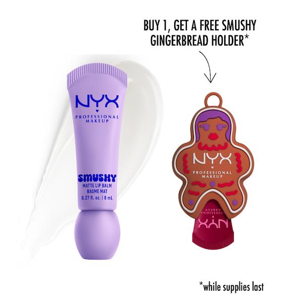 Smushy Matte Lip Balm, Soft-Matte, Buildable Blurring Pigment, Hydrating Lip Balm, NYX Professional Makeup