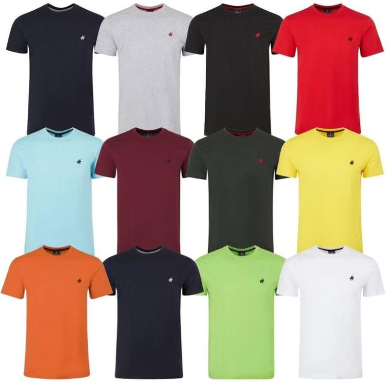 (5-Pack) Men's 100% Cotton Short Sleeve Crew Neck T-Shirts Classic Fit