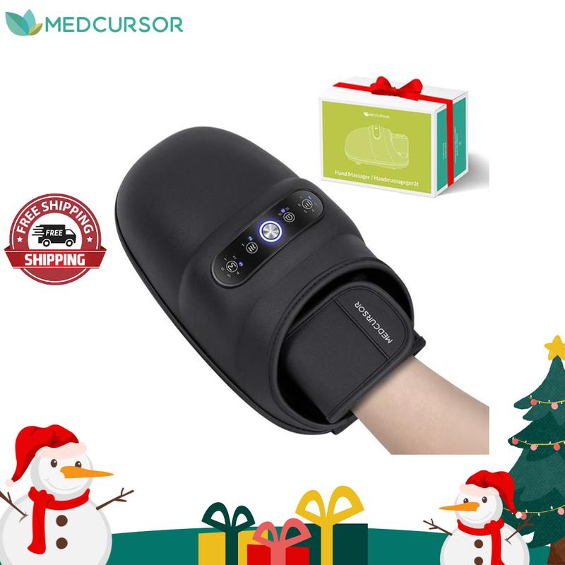 Medcursor mothersdaygift Hand Massager Cordless with Heat for Hand Relax 6 Modes 6 Intensities 3 Timers Airbag Pressure Massage for Sensitive Skin Gifts for Women Men - Relaxing