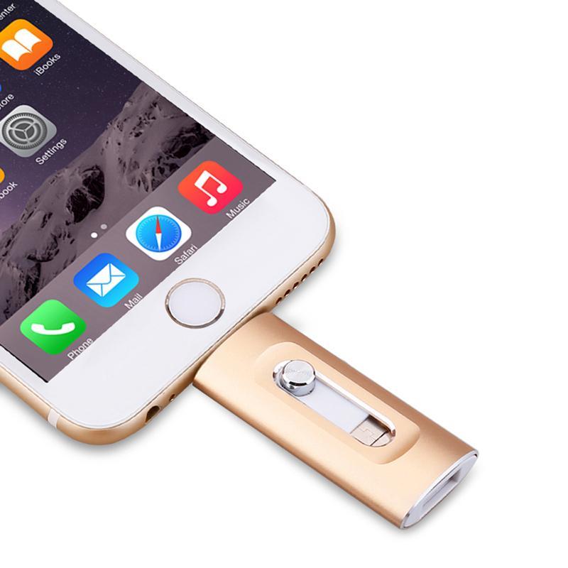 3-in-1 USB Flash Drive, High-Speed USB 3.0 OTG Memory Stick with Free Type-C Adapter for Android Phones, PCs and More Devices, Portable Flash Drive