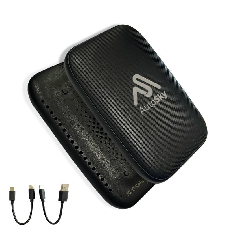 AutoSky AI Box Lite - Streaming Netflix and Youtube to your car! Wireless CarPlay and Android Auto apple carplay