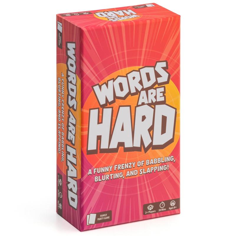 Words Are Hard - Fast Family Card Game! – Funny Party Card Game For Kids, Friends and Families for Game Night