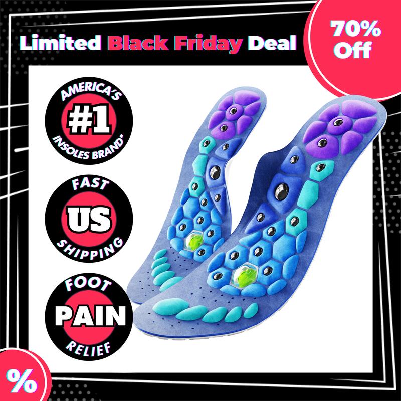 Akusoli Insoles for Foot Pain Relief, 220+ lbs Support for Plantar Fasciitis, High Arches, Flat Feet, Shock Absorbing, Arch Support, Anxiety & Migraine Relief, Reduces Fatigue for Work & Running, Comfort for Men & Women, Helps with Neuropathy & Swelling A
