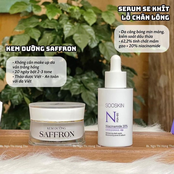 kem dưỡng saffron