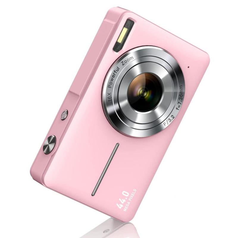 Digital Camera for Kids, FHD 1080P Point-and-Shoot Camera with 16X Zoom, Anti-Shake Compact Small Pocket Camera for Boys and Girls, Portable Camera, Boys & Men Gifts #GLOBAL PICKS