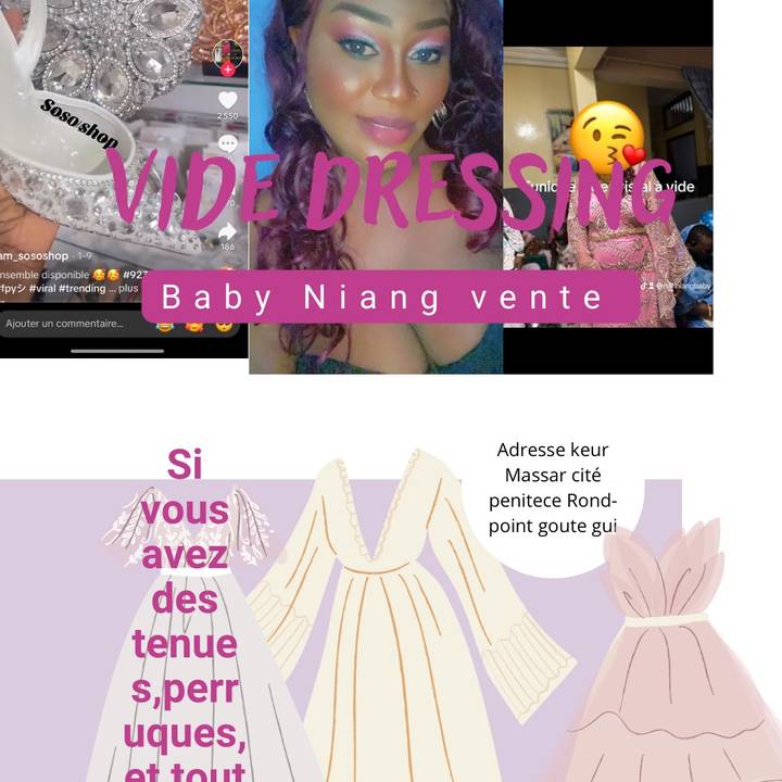 vide dressing  baby