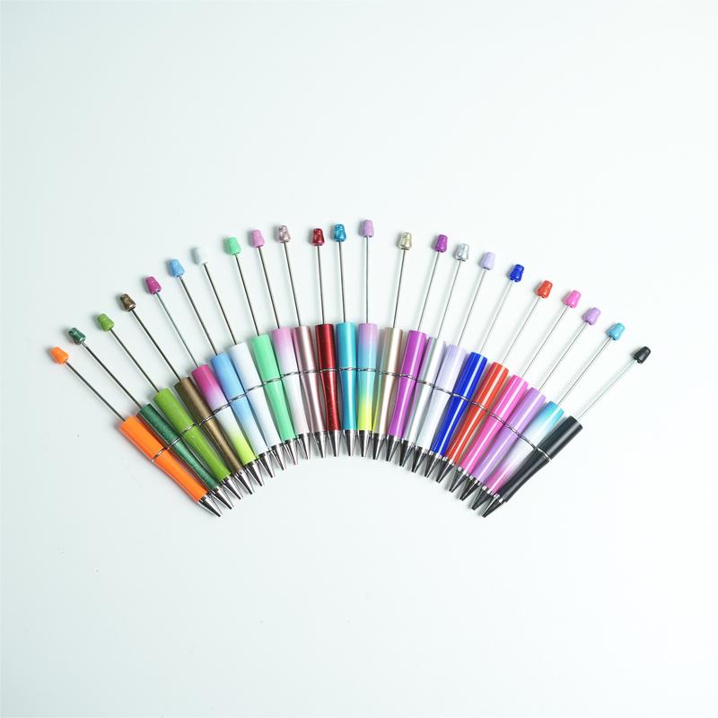 14 Pens Beadable Ballpoint Pens WHOLESALE BULK 1.0mm Medium for DIY Personalizeable Customizable with Beads Focals Ships from California Black Ink Easy to Use