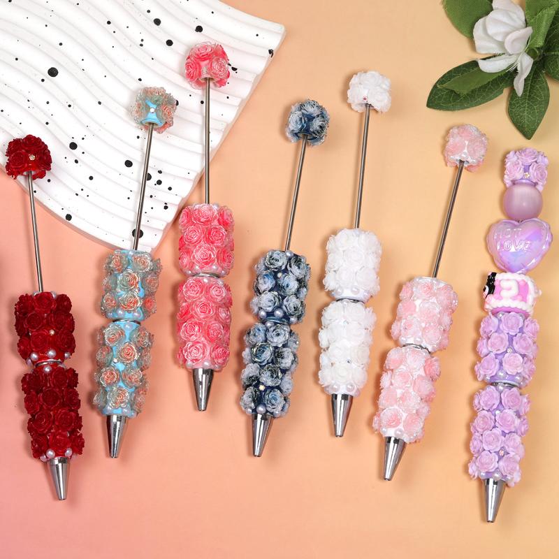 【P227】(Handmade may have some space) Creative DIY Rhinestone DIY Pens（3/5/7/8QTY)