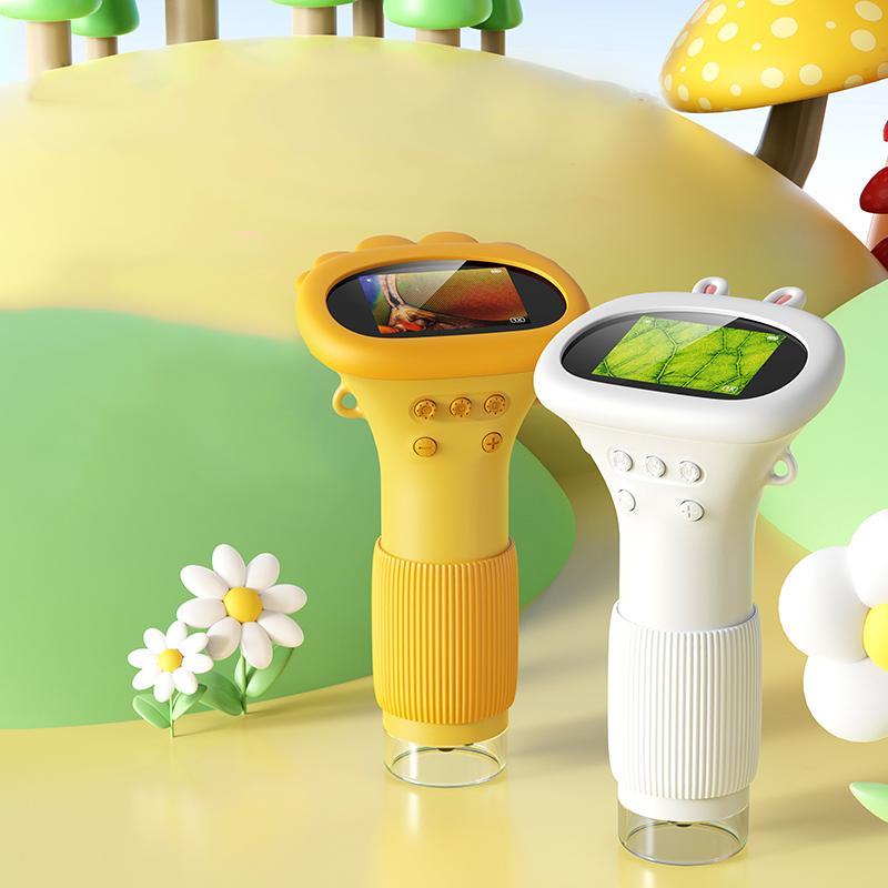 Portable Microscope, 1 Count Mini Handheld USB Digital Microscope, USB Powered Microscope, IPS Screen Electronic Magnifier with 8 Adjustable LED Lights, Suitable for Children and Adults #GLOBAL PICKS