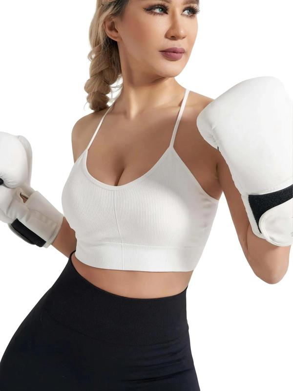 Women's Sports Bra, Breathable Wireless Sports Lingerie Top for Tennis Pickleball Yoga Exercise, Cute Gym Clothes, Sports Bra for Women, Workout Clothes Women, Activewear, Baseball, Fitness Training Clothes, Elegant Gym Outfits, Workout Daily Wear