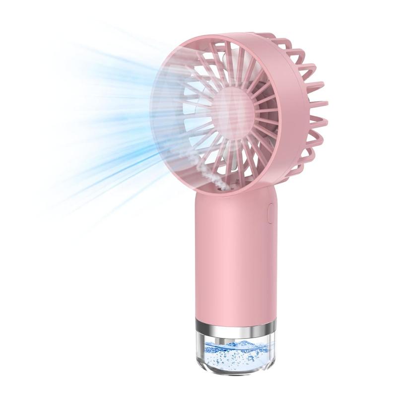 Handheld Mini Fan - Portable Cooling Fan & Flashlight, USB Rechargeable, Pocket-Sized for Travel, Cruise, Concerts, Makeup, 2026 Summer Gifts for Women