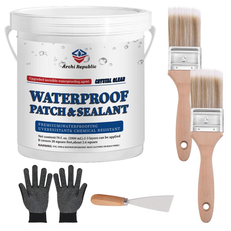 Archi Republic Clear Waterproofer - Highly effective waterproofing coating that protects your building from water, long lasting and easy to use on a wide range of surfaces.