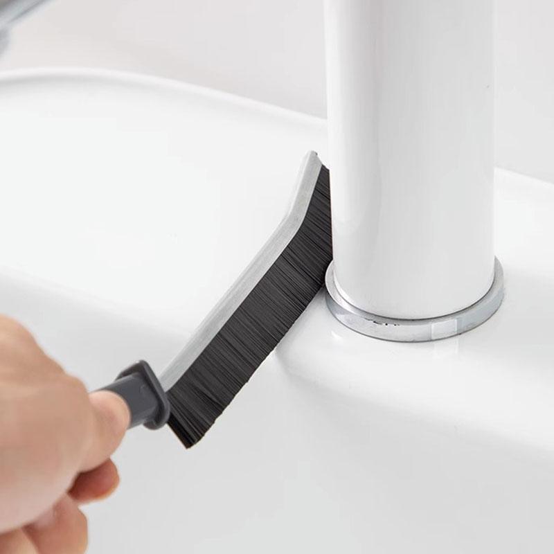 Long Handle Gap Brush, Multifunctional Cleaning Fall Brush for Bathroom Kitchen Sink Tile Corner, Household Cleaning Tool Scrubber Cleaning, Boyfriend Gift, 2024 Home Bundles