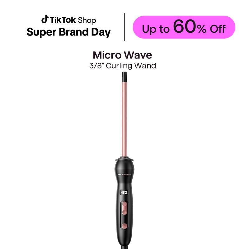Wavytalk Micro Wave 3/8” Curling Wand