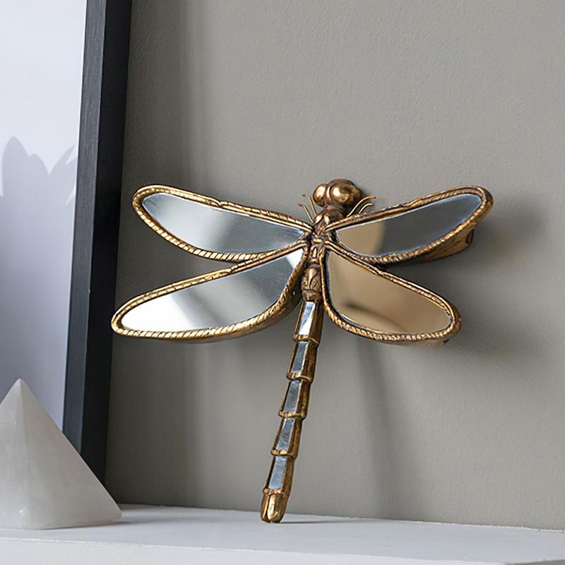 Vintage Resin Hanging Ornament, Dragonfly Butterfly Sparrow Turtle Decorative Wall Decor, Creative Living Room Background Art, Home Decoration Craft