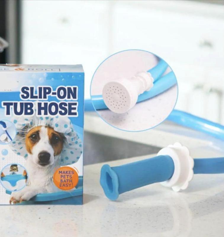 Rinseroo: SHARK TANK WINNER! No-Install Tub Hose With Sprayer – 5 ft. Shower HoseTub Spout  Attachment , Hair Washing, Baby Bath, Pet Care