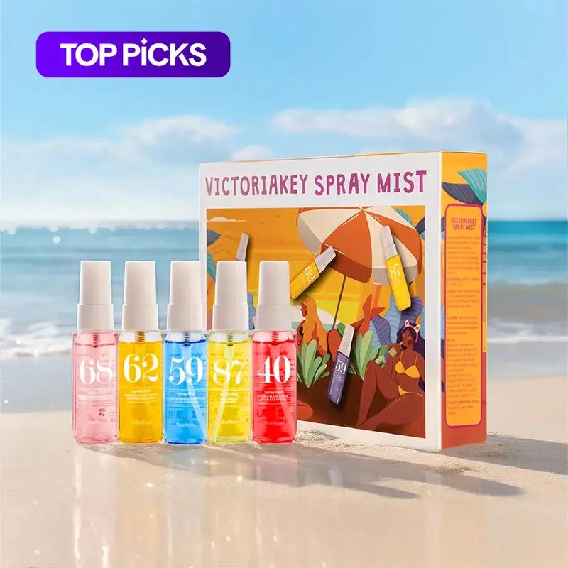 Summer Limited-Edition Brazilian Fragrance Mist Set, Fragrance Beauty Set, Natural & Fresh Scent, Ideal for Travel, Home & Office, Perfect Holiday Gift Perfume Gift Sets
