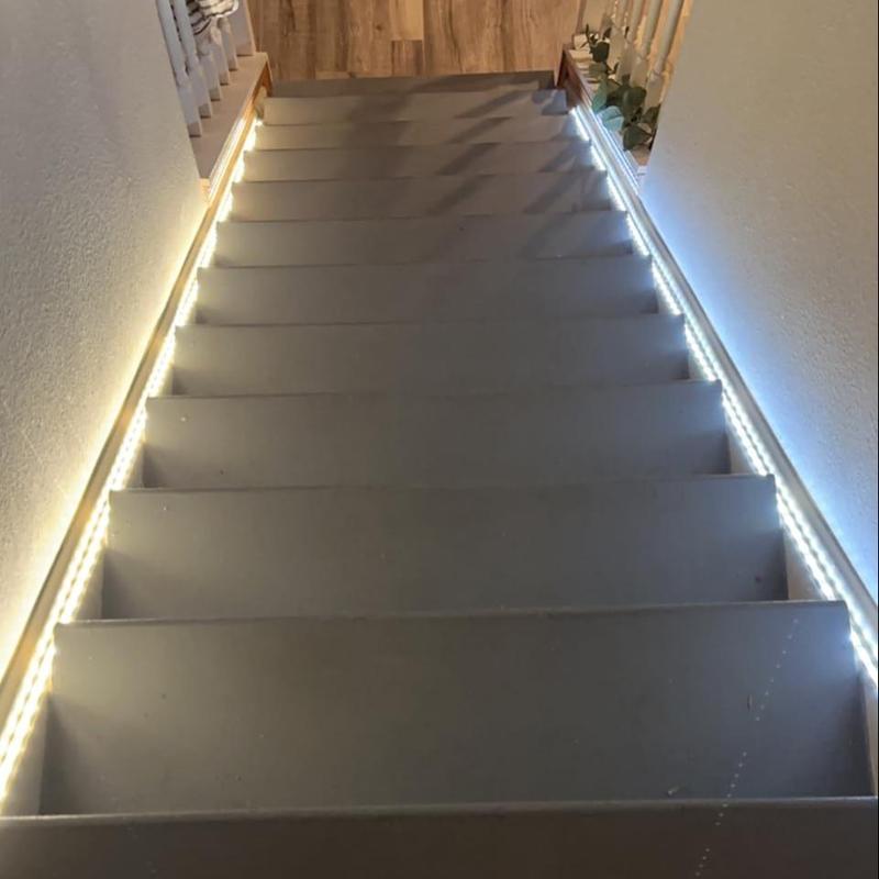 Motion-Sensor LED Strip Light, Battery-Powered Under-Cabinet Light Strip for Bedroom, Kitchen, Basement, Trunk or Counter (Batteries Not Included)