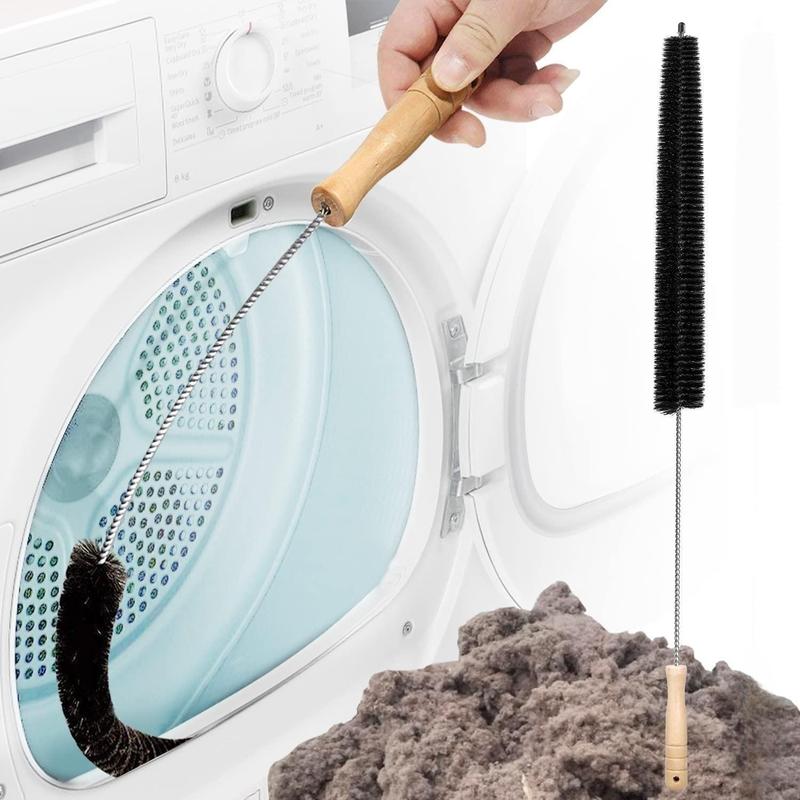 Stainless Steel Dryer Lint Brush, Flexible Long Handle Dryer Vent Cleaner, Multifunctional Cleaning Tool for Refrigerator Coil, Gap, Pipe, Summer Fathers Day Gift