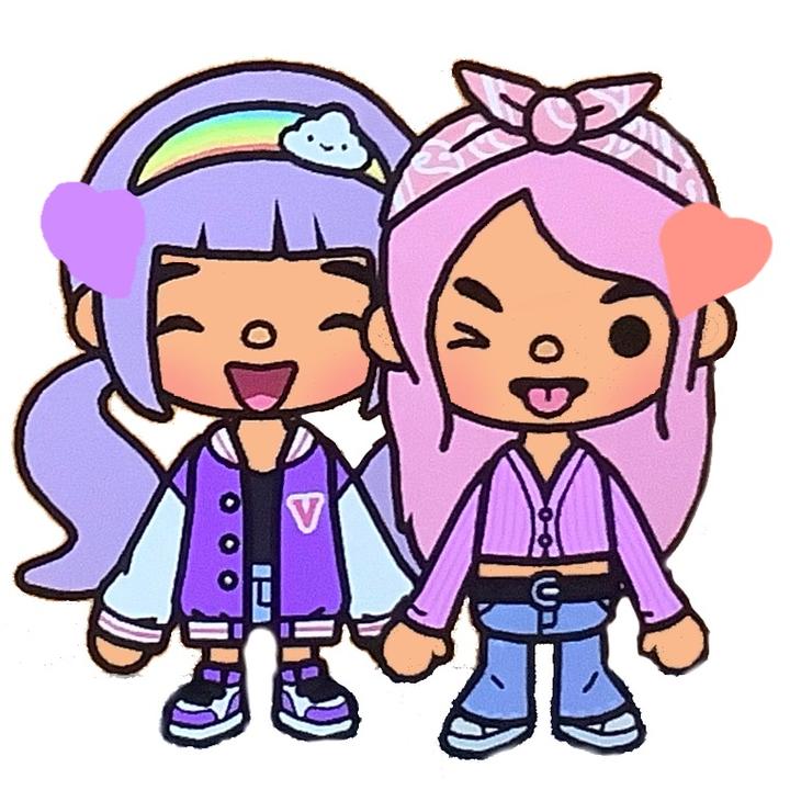 Purple&pinksisters