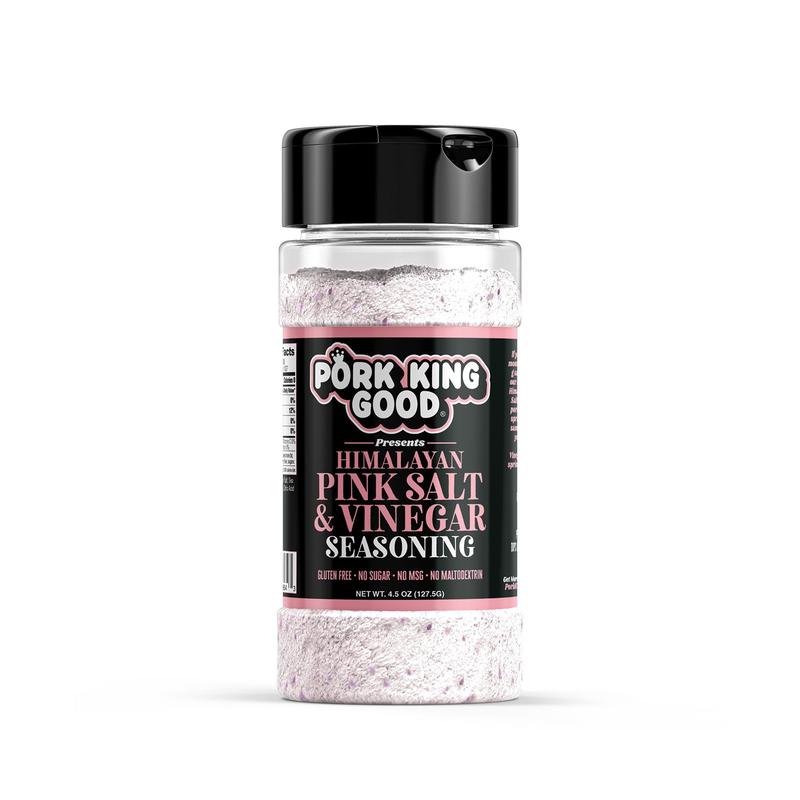 2 Pack Pork King Good Himalayan Pink Salt & Vinegar Seasoning