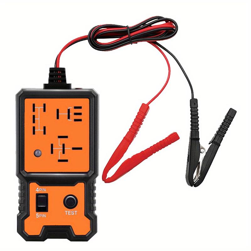 Car Relay Tester Tool for Summer, Super Relay Tester, 12V/24V Car Relay Tester, Automotive Battery Relay Tester, Automotive Circuit Tester, Diagnostic, Test and Measurement Tools, Vehicle Accessories, Automotive Scan Tool, Car Voltage Tester