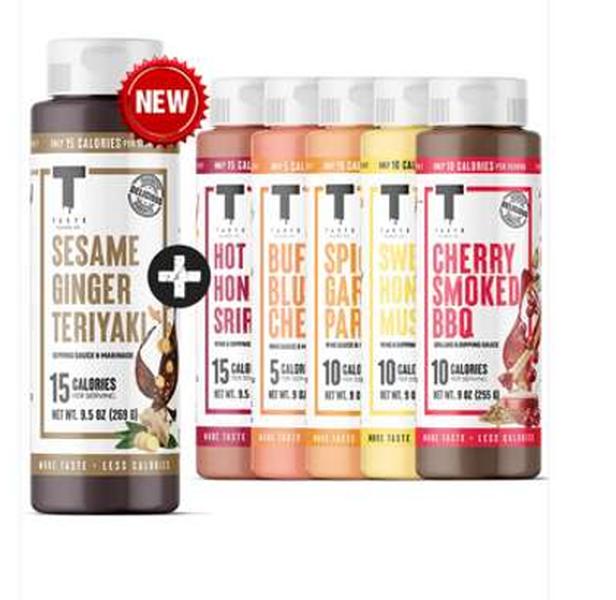 Taste Flavor Co. Taste of Everything Bundle - Variety Pack of Low Calorie Sauces