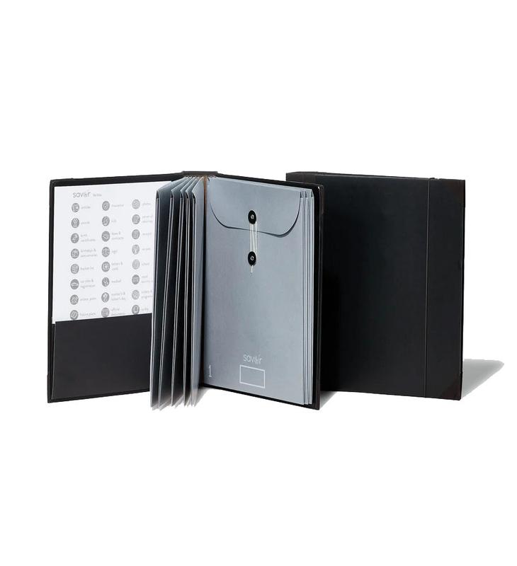 The Folioâ¢ Document Organizer | Life Binder for Important Documents, Passport, Birth Certificate