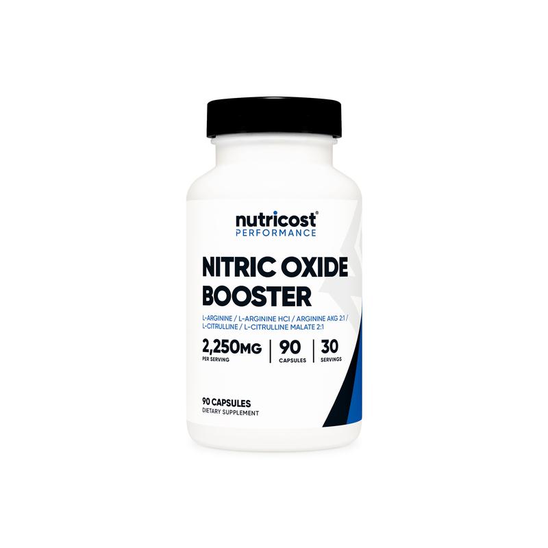 Nutricost Nitric Oxide Booster Capsules - 2250mg per Serving - Dietary Supplement
