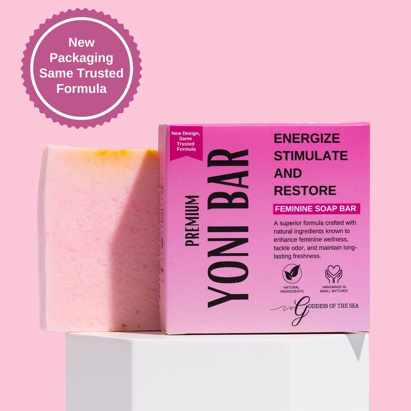 Premium Yoni Bar â Natural Feminine Care Soap for pH Balance, Odor Control & Hydration | Organic Herbal Ingredients | Gentle Yet Effective for Daily Intimate Hygiene | Handmade & Vegan