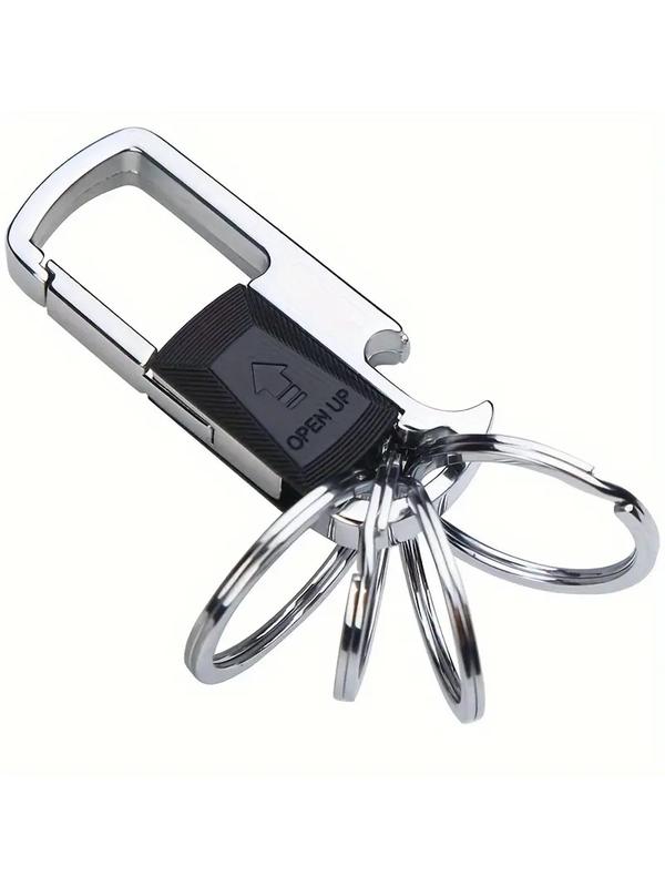 Metal Keychain with Detachable Key Rings, Bottle Opener Keychain, Car Keychain, Creative Gift for Men & Women, Fashion Accessories for Daily Use, Multitool Keychain Opener, Car Key Chains