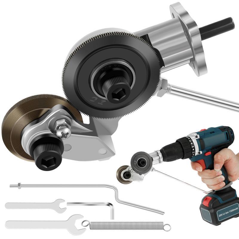 Electric Drill Shearing Machine Metal Electric Drill Sheet Cutting Machine Portable Shearing Machine Drill Bit Universal Electric Drill Metal Sheet Cutting Head for Cutting Metal