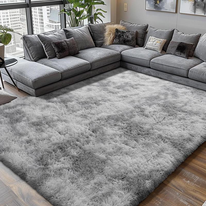 Fluffy Shag Area Rug, Plush Indoor Carpet for Bedroom, Living Room & Dorm, Kid-Friendly Nursery Rug, Decorative Soft Shaggy Rug for Home Decor, Fluffy Modern Rug