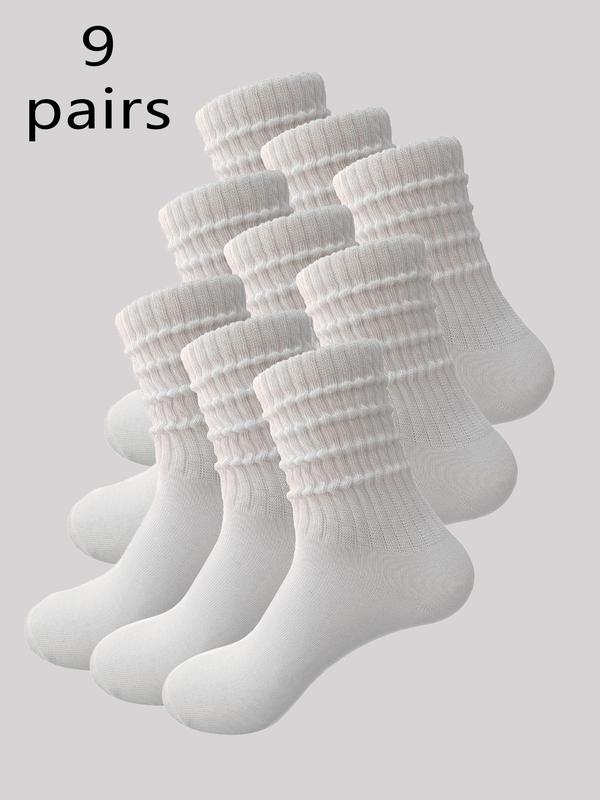 Women's Casual Plain Ankle Socks, Comfortable Fitted Design, Trendy and Versatile, Ideal for Daily Wear, All Seasons