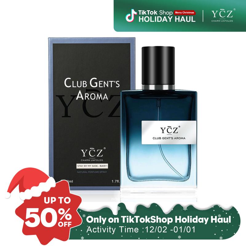 YCZ CLUB GENT'S AROMA Eau de Parfum 50ml Bold Floral Scent for Nightclub Long-Lasting Fragrance 60-Month Shelf Life Ideal Gift for Nightlife Enthusiasts Edp Tester#Summervibes