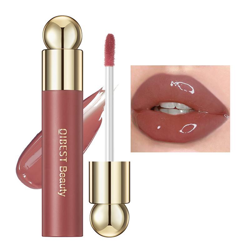 Long-lasting Mirror Lip Gloss, Tinted Moisturizing Liquid Lip Balm, Glossy Lip Oil, Plumping Lipstick for All Occasions Makeup, Hydrating Daily Cosmetic