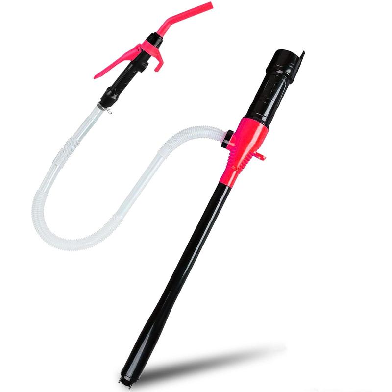 Portable Power Battery Pump, 1 Count Water & Fuel Transfer Pump with Nozzle, Battery Powered Cordless Fuel Pump with 3 FT Long Hose, 2.2GPM Transfer Pump, Suitable for Water Kerosene Gas Can, Liquid Transfer Pump, Gasoline Transfer Pump