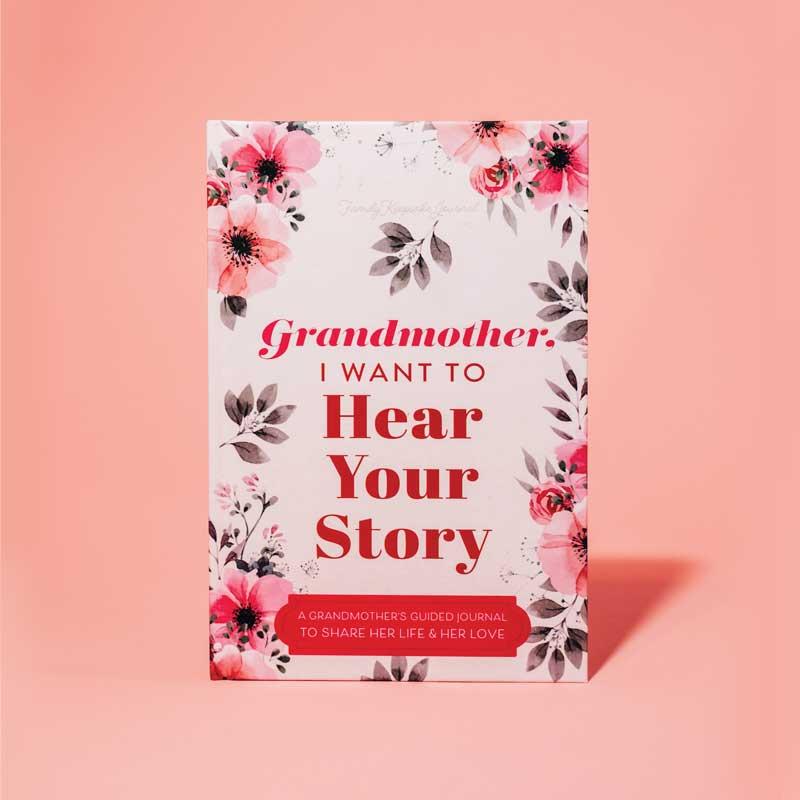 Grandmother I Want to Hear Your Story Journal Notebook for Adult Years Journey Prompts Self Improvement Guided Journaling Kit Best Diary Jornal Workbook