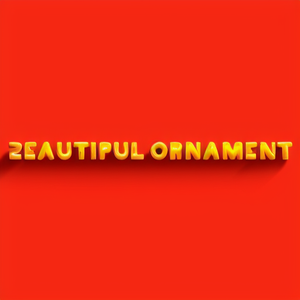 Beautiful ornament