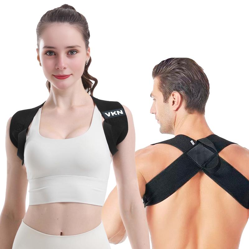 VKN Shoulder Straps - Posture Support Straps for Men & Women – Elastic Back Support, Straight Back Support, Use at Home or in Office (S-XXL)